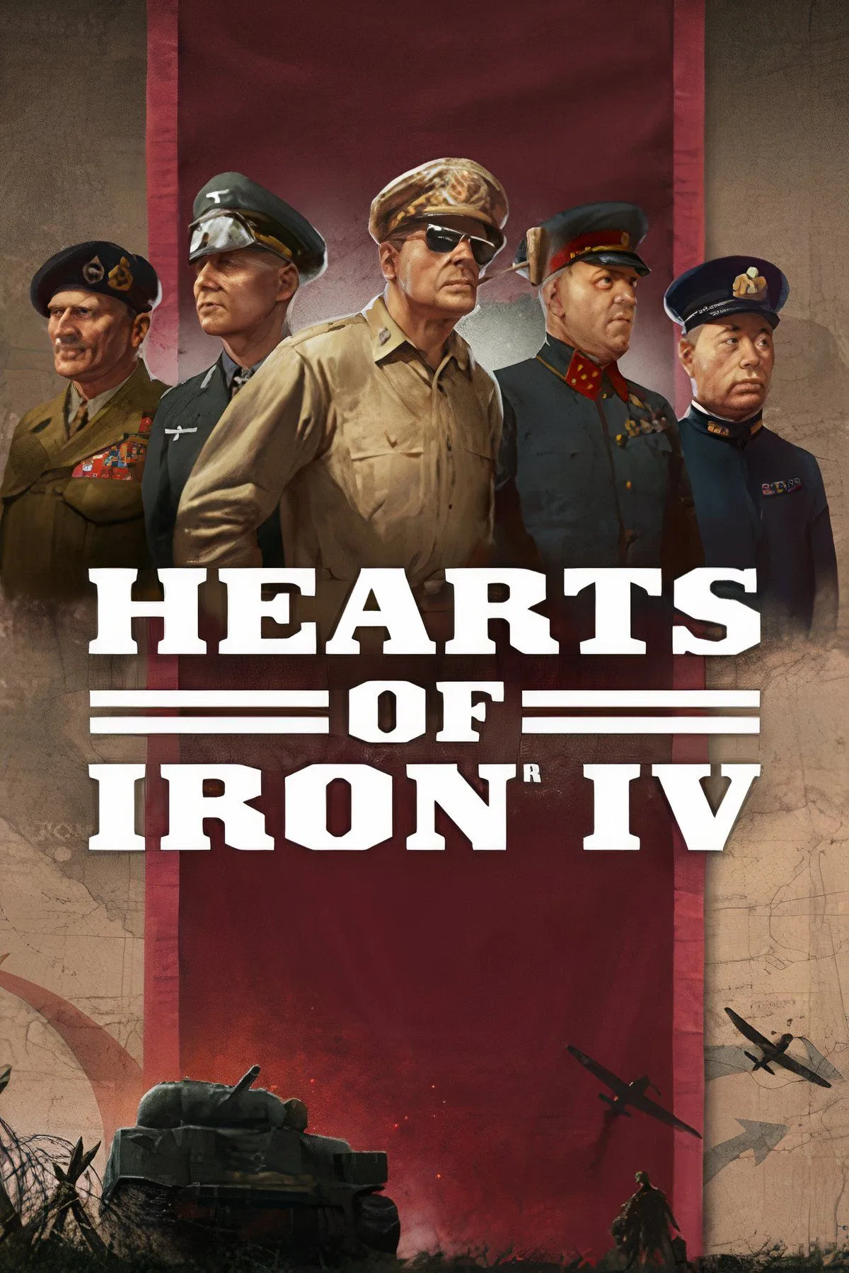 Bản đồ thế giới chiến tranh trong Hearts of Iron IV với các biểu tượng quân đội và đường ranh giới chiến tuyến, thể hiện quy mô và chiều sâu của game chiến thuật đại quy mô thời Thế chiến II.