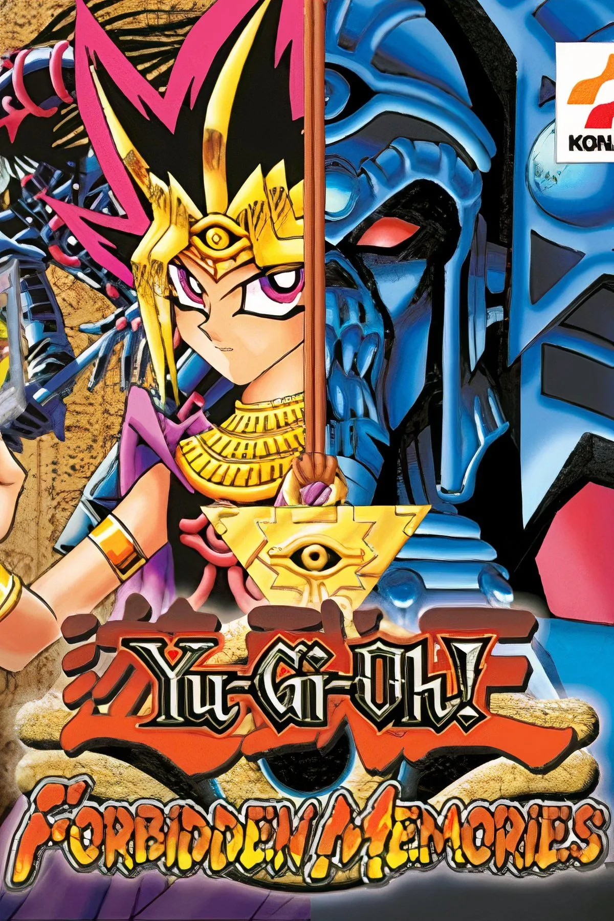 Bìa game Yu-Gi-Oh! Forbidden Memories trên PlayStation 1, tựa game thẻ bài chiến thuật gây ám ảnh một thời