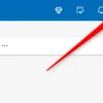 Biểu tượng bánh răng Cài đặt trong giao diện Outlook mới, được sử dụng để truy cập các tùy chỉnh.