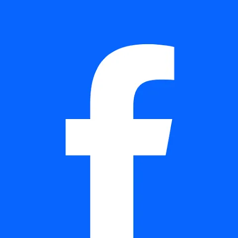 Biểu tượng ứng dụng Facebook trên điện thoại, đại diện cho nền tảng kiếm tiền online phổ biến.