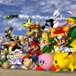 Các nhân vật trong Super Smash Bros. Melee sẵn sàng cho cuộc chiến gay cấn.