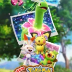 Cận cảnh người chơi chụp ảnh Pokémon Vulpix và Pikachu trong game New Pokémon Snap, thể hiện lối chơi thư giãn.