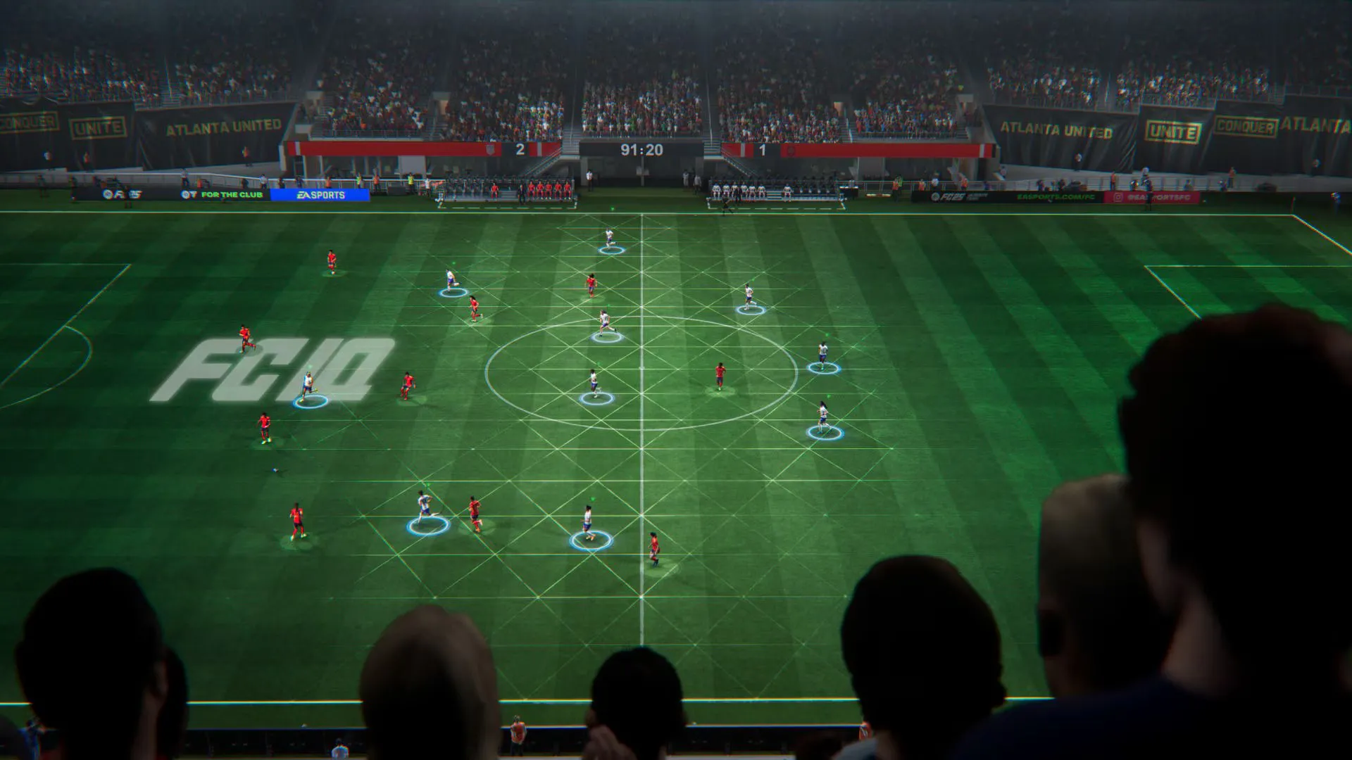 Cảnh quay gameplay sôi động của EA SPORTS FC 25 trên Nintendo Switch 2, cho thấy đồ họa được cải thiện và trải nghiệm bóng đá chân thực.