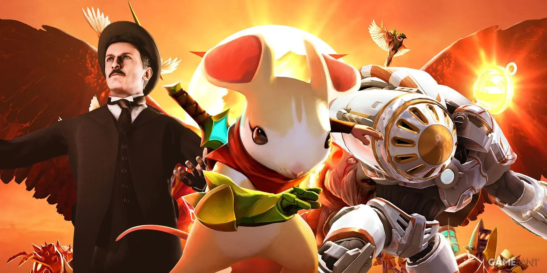 Chuột Quill dũng cảm trong môi trường cổ tích tuyệt đẹp của Moss Book II, tựa game VR góc nhìn thứ ba giúp người chơi tránh say VR.