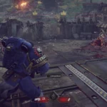 Đồ thị hiệu suất CPU và GPU khi chơi Warhammer 40K Space Marine 2, minh họa giới hạn phần cứng của máy chơi game cầm tay.