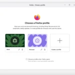 Giao diện quản lý hồ sơ người dùng Firefox 138 với các tùy chọn tạo mới và tùy chỉnh