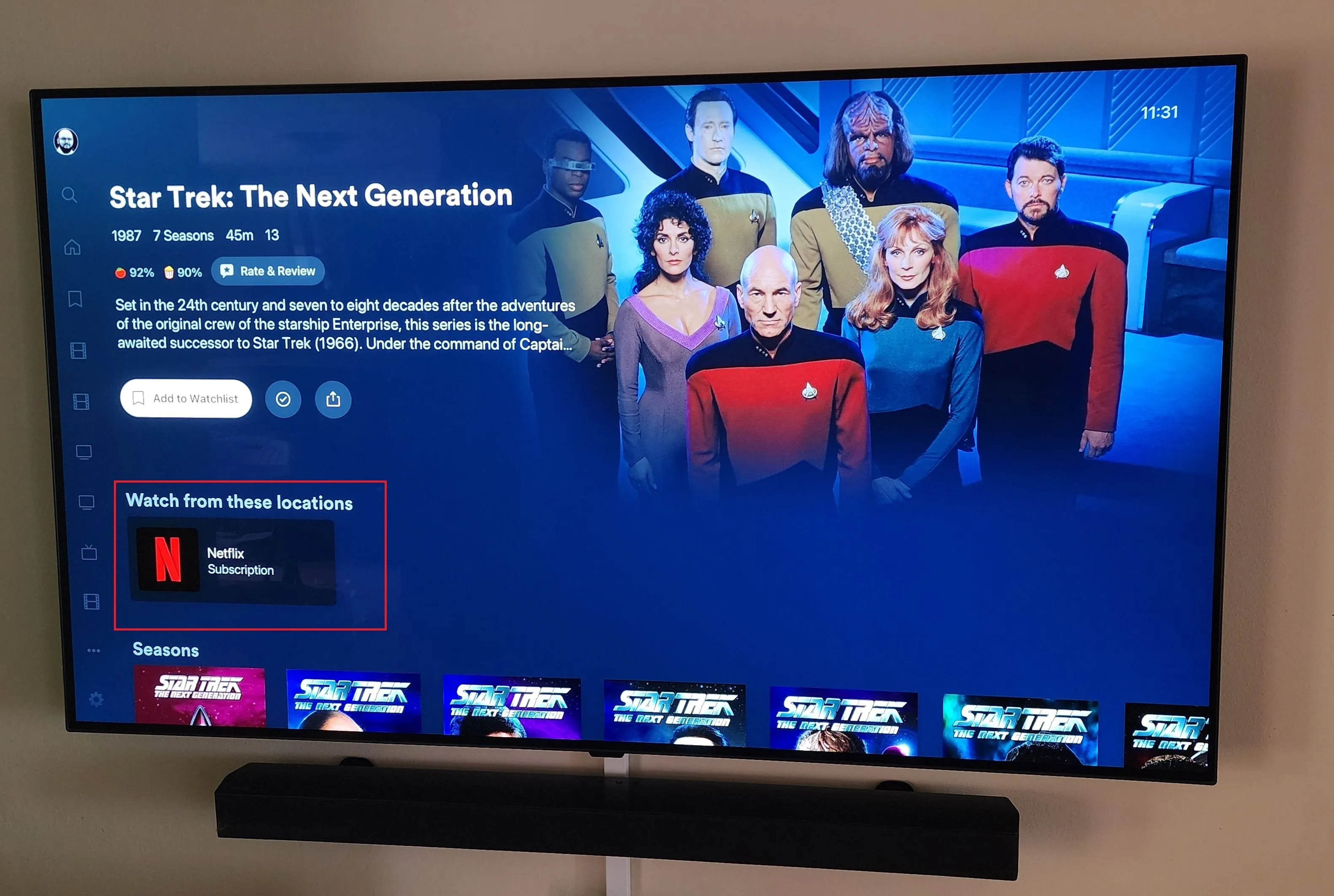 Giao diện tìm kiếm của Plex hiển thị nút truy cập Netflix, minh họa sự tích hợp các dịch vụ phát trực tuyến bên ngoài vào máy chủ media cá nhân.