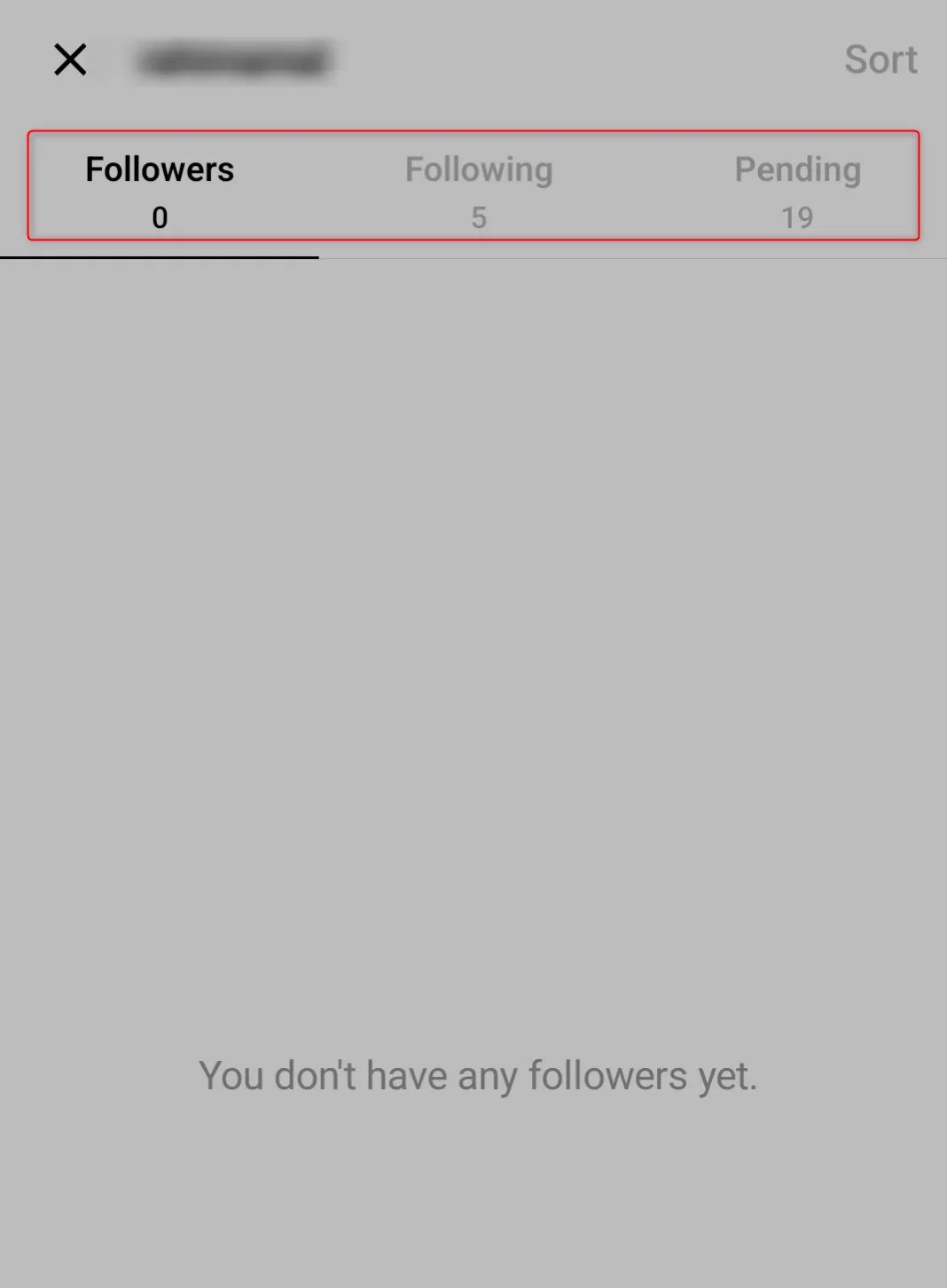 Giao diện ứng dụng Threads hiển thị các tab 'Followers', 'Following' và 'Pending', cho phép người dùng xem danh sách người theo dõi và người đang theo dõi để kiểm tra tài khoản.