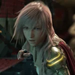 Hình ảnh nhân vật Lightning của Final Fantasy XIII trong tư thế chiến đấu, biểu tượng cho dòng game RPG gây tranh cãi nhưng ấn tượng.