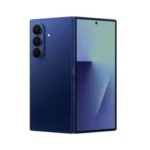 Hình ảnh Samsung Galaxy Z Fold 7, mẫu điện thoại gập flagship sắp ra mắt, đặt trên nền trắng tinh khôi.