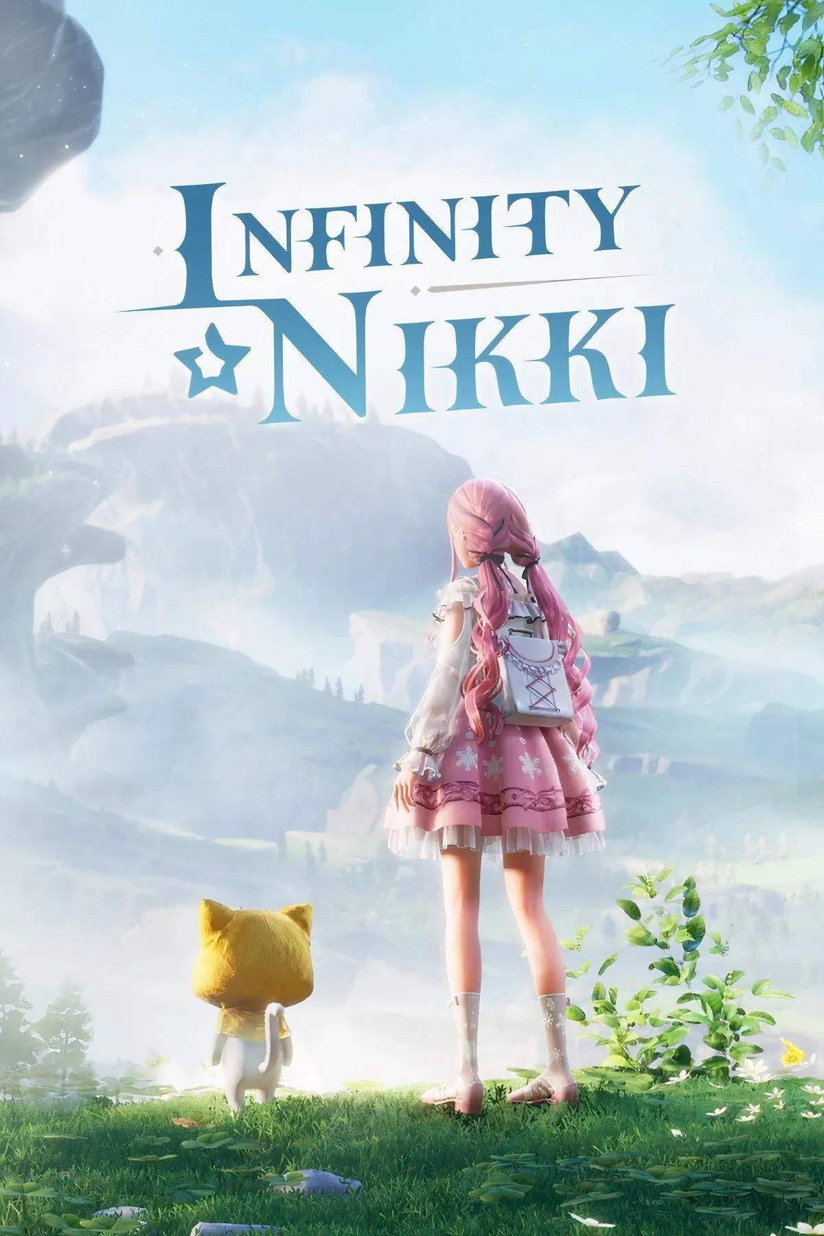Hình ảnh tổng hợp nhân vật Nikki trong các bộ trang phục lộng lẫy và môi trường game Miraland tuyệt đẹp của Infinity Nikki, thể hiện đồ họa ấn tượng và yếu tố thời trang phong phú.