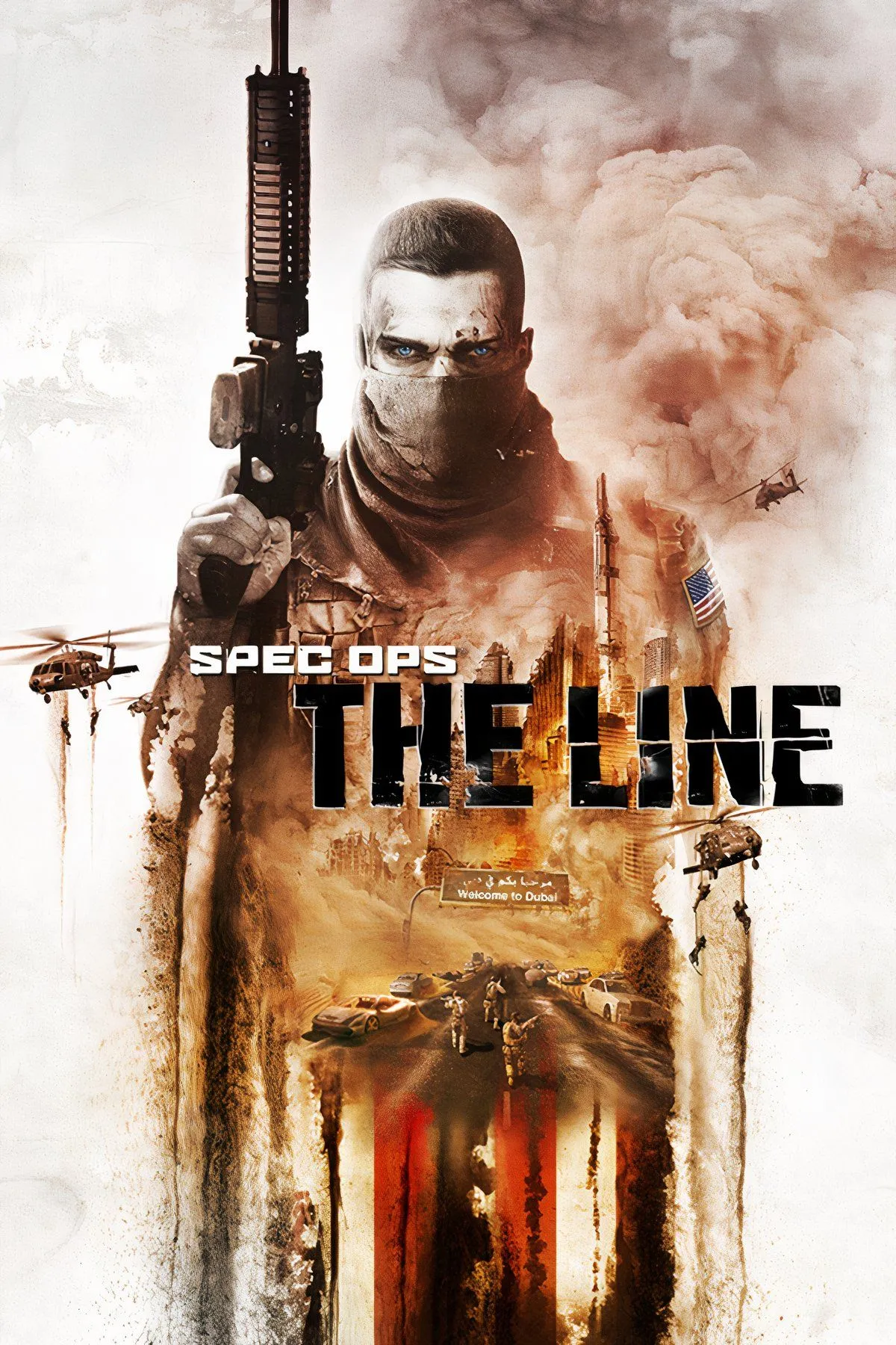 Hình ảnh từ Spec Ops: The Line, minh họa bối cảnh chiến tranh và các lựa chọn khó khăn, làm nổi bật câu chuyện gây tranh cãi về tâm lý chiến tranh.