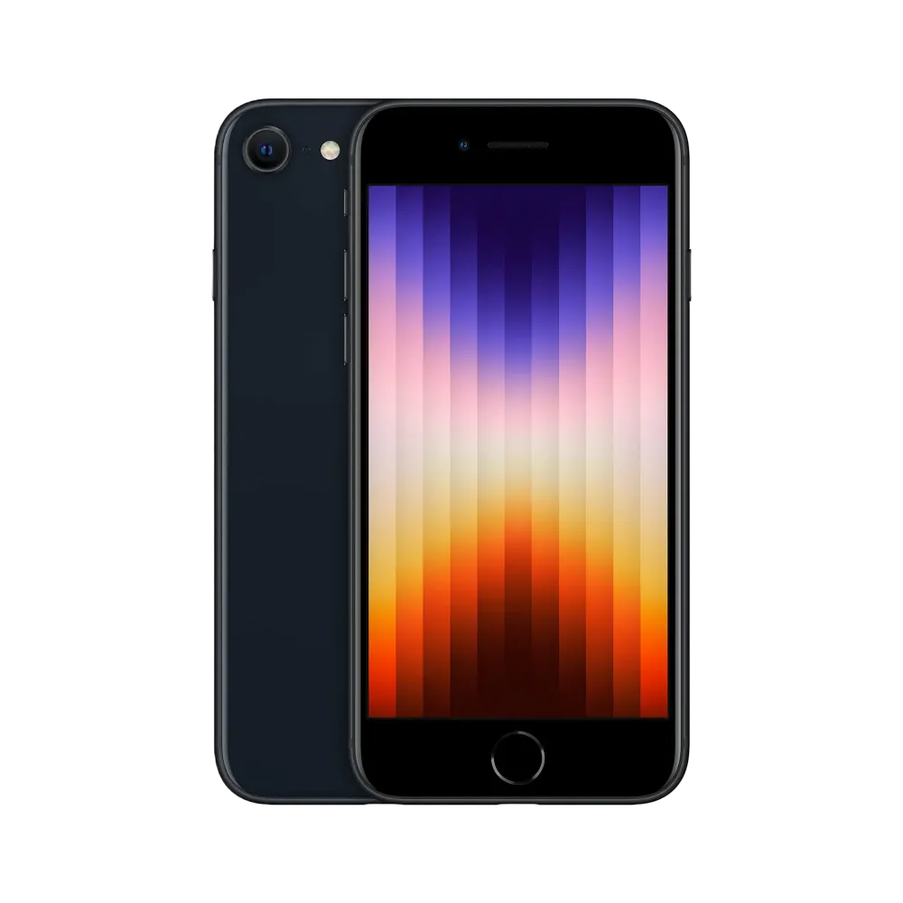 iPhone SE 2022 màu đen với thiết kế cổ điển