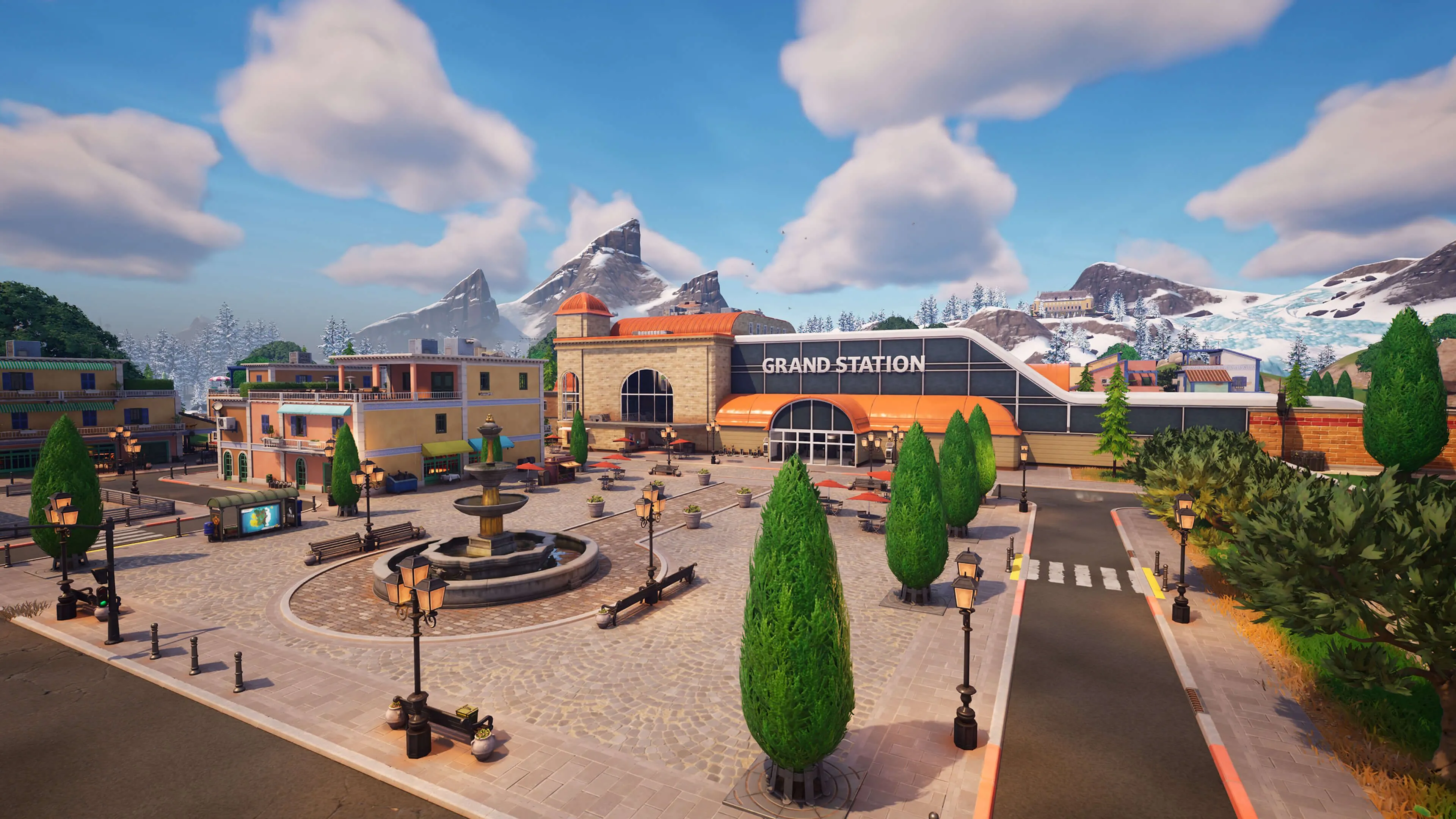 Khung cảnh đồ họa ấn tượng trong game Fortnite, biểu tượng của các tựa game nhiều người chơi bị ảnh hưởng bởi vấn đề chống gian lận trên Linux.