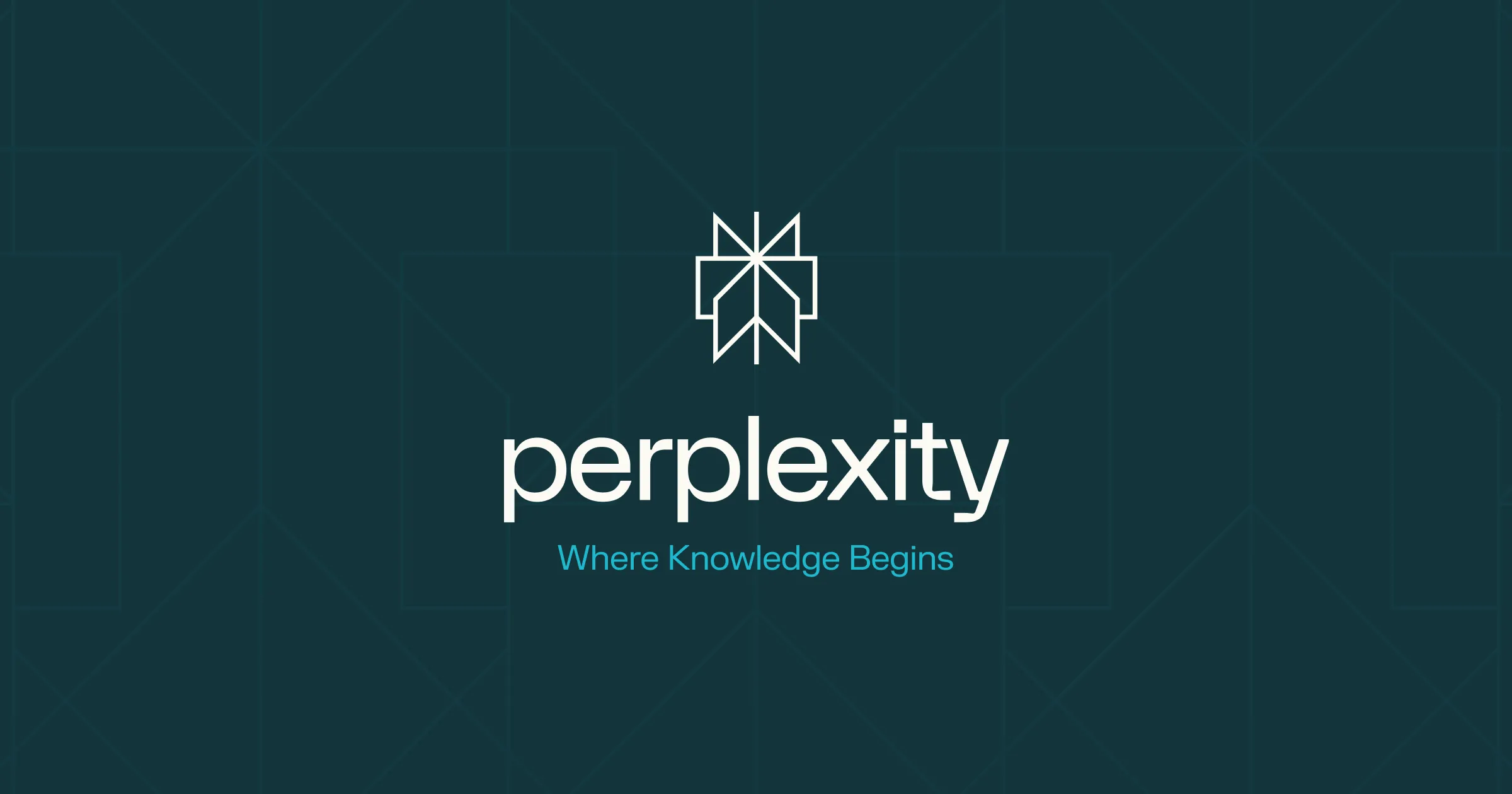 Logo chính thức của Perplexity AI, một trong những công cụ tìm kiếm trí tuệ nhân tạo hàng đầu hiện nay.