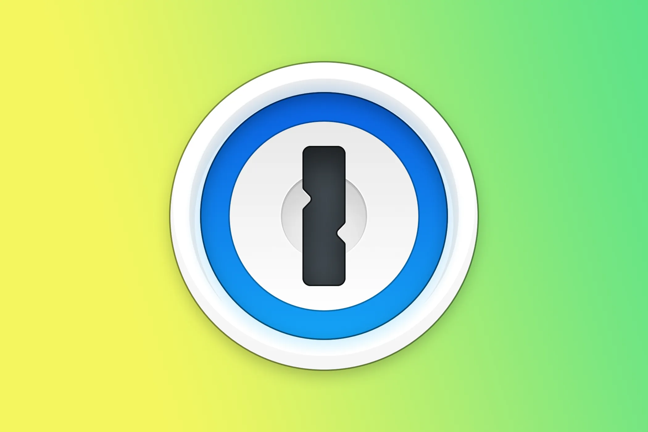 Logo của 1Password với biểu tượng ổ khóa màu xanh lá cây, đại diện cho giải pháp quản lý mật khẩu bảo mật hàng đầu.
