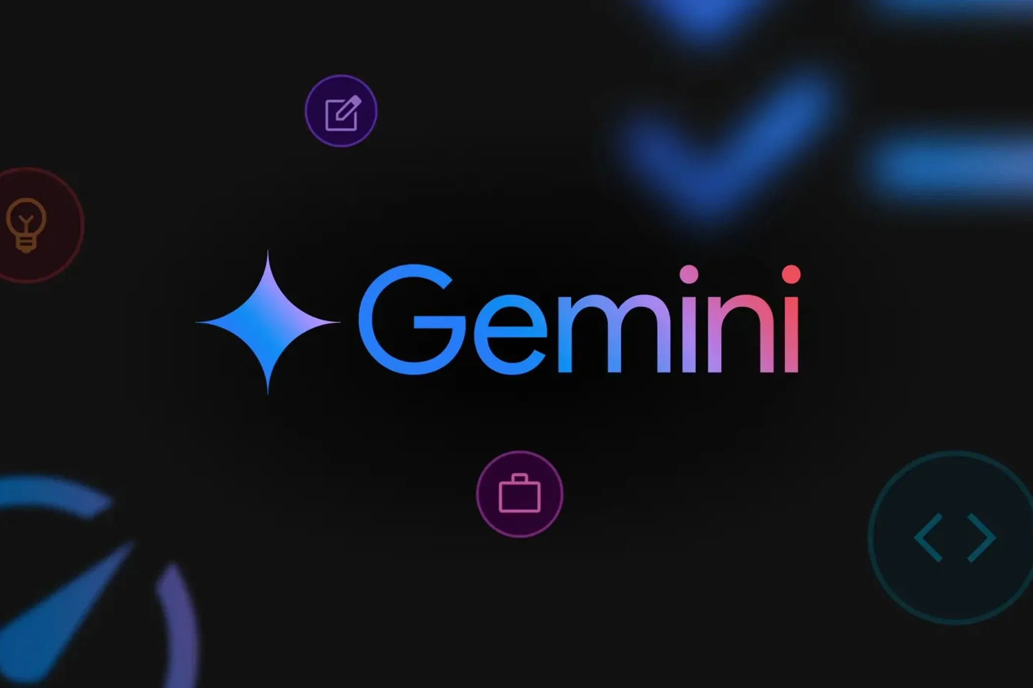 Logo Google Gemini trên nền tối, đại diện cho những cải tiến mới nhất của chatbot AI này.