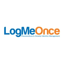 Logo LogMeOnce, thể hiện thương hiệu quản lý mật khẩu đã có mặt lâu năm trên thị trường.