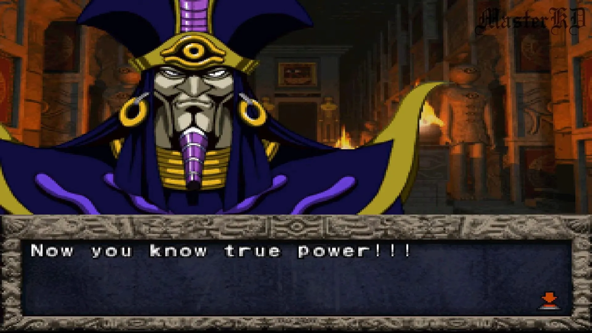 Màn hình &quot;Game Over&quot; quen thuộc khi đối đầu với AI gian lận trong Yu-Gi-Oh! Forbidden Memories