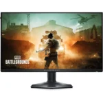 Màn hình gaming Alienware 25 hiển thị cảnh game hành động với đồ họa sắc nét, thể hiện rõ khả năng tần số quét cao và thời gian phản hồi thấp, mang lại trải nghiệm chơi game mượt mà cho game thủ.