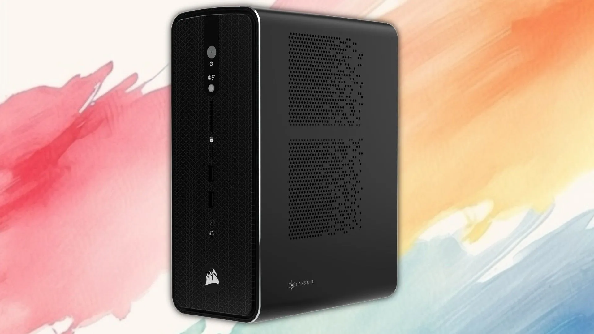 Máy trạm mini Corsair AI Workstation 300 màu đen, kích thước nhỏ gọn nhưng sở hữu sức mạnh xử lý AI vượt trội với 128GB RAM