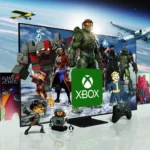Người dùng trải nghiệm các tựa game đình đám của Xbox, bao gồm Master Chief từ Halo, trực tiếp trên TV thông minh Samsung qua dịch vụ Xbox Game Pass.