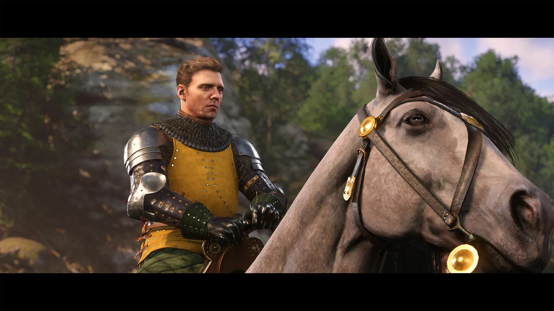 Nhân vật chính game Kingdom Come: Deliverance 2 cưỡi ngựa, minh họa tầm quan trọng của cốt truyện và hội thoại trong game nhập vai.