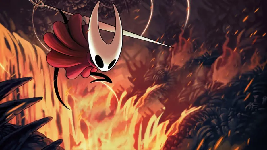 Nhân vật Hornet từ game Hollow Knight: Silksong, một nữ anh hùng với kỹ năng chiến đấu độc đáo trong thế giới Metroidvania đầy bí ẩn sắp ra mắt trên Switch 2.
