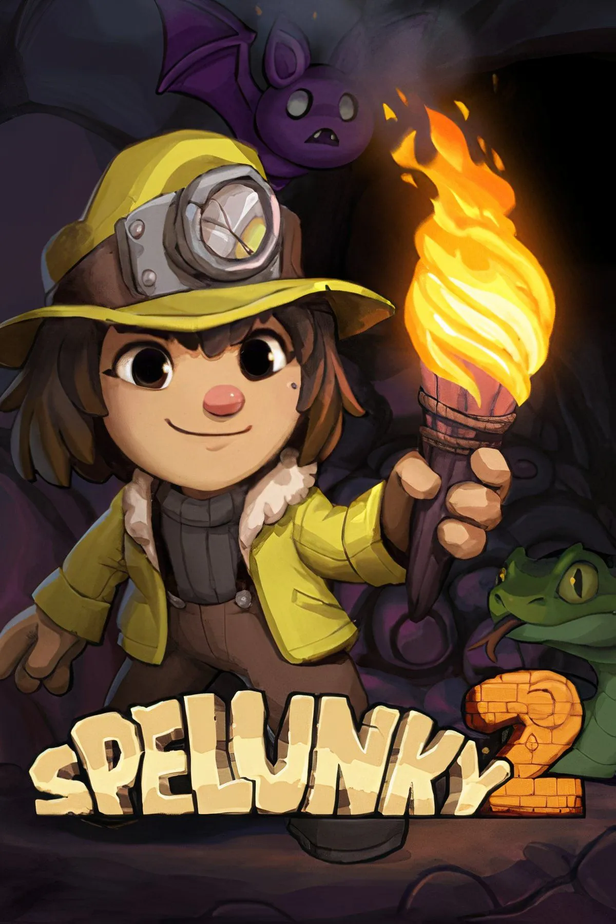 Nhân vật phiêu lưu trong game Spelunky 2, một tựa game roguelike platformer siêu khó nhưng gây nghiện với lối chơi thử thách.
