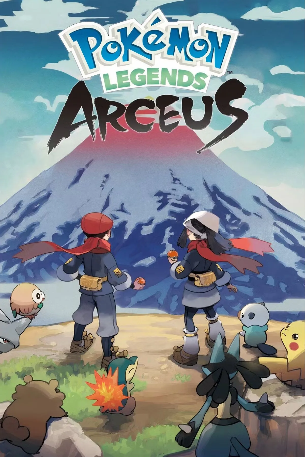Pokémon Legends Arceus, game nhập vai hành động thế giới mở với Pokémon xuất hiện trực tiếp trong môi trường tự nhiên.
