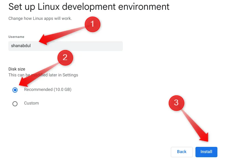Quá trình cài đặt môi trường phát triển Linux trên Chromebook, mở rộng khả năng sử dụng phần mềm và công cụ nâng cao.