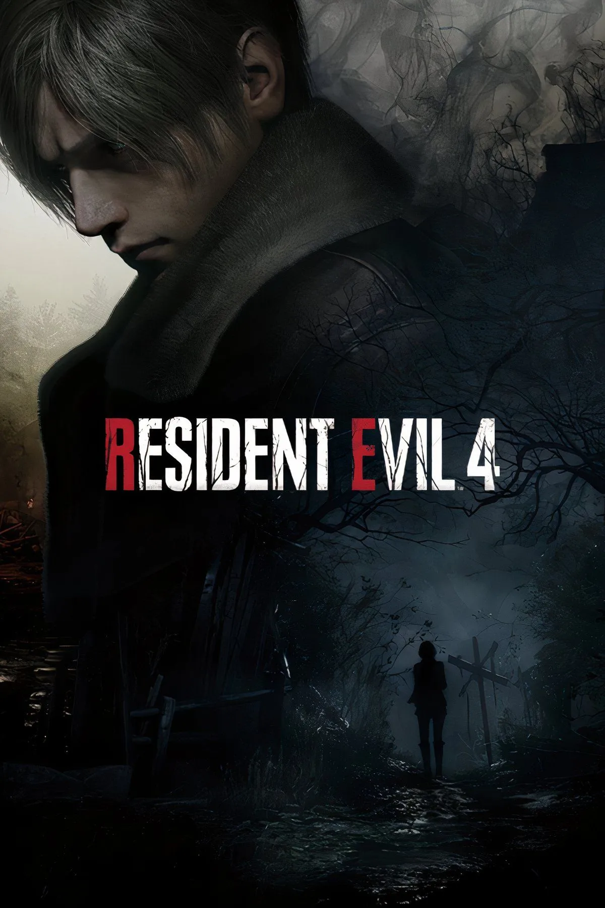 Resident Evil 4, game kinh dị sinh tồn pha hành động với góc nhìn qua vai, Leon S. Kennedy chiến đấu chống lại Ganados.