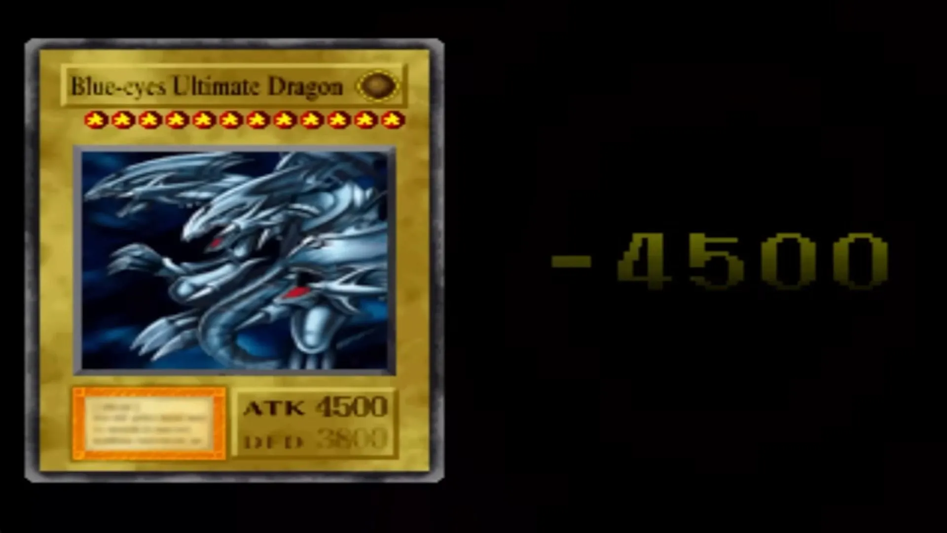 Rồng Trắng Mắt Xanh Tối Thượng tấn công trực diện, hình ảnh ám ảnh của nhiều game thủ khi đối mặt với boss cuối trong Yu-Gi-Oh! Forbidden Memories