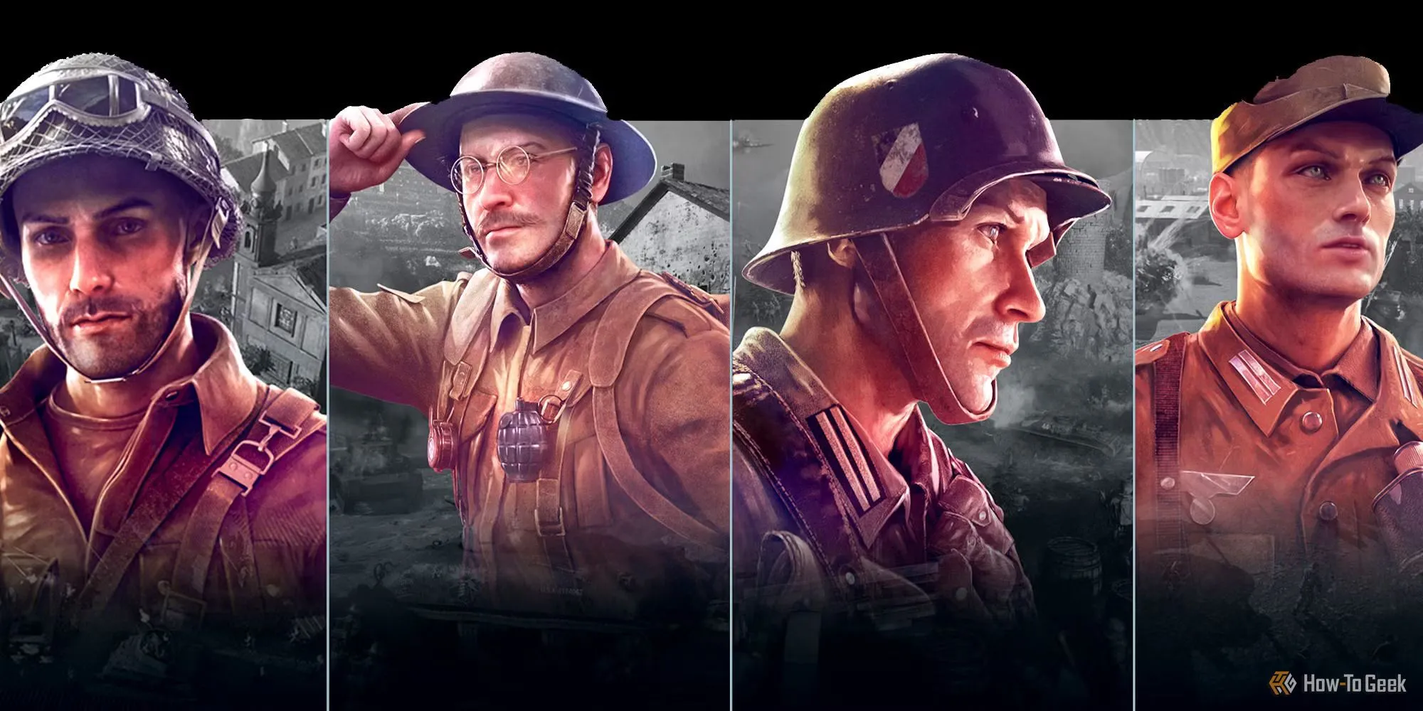 Tất cả các phe phái có mặt trong Company of Heroes 3, thể hiện sự đa dạng về quân đội và chiến thuật