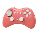 Tay cầm chơi game không dây GuliKit Elves 2 màu đen đỏ với các nút bấm được làm nổi bật, hỗ trợ tính năng đánh thức Nintendo Switch 2 độc quyền.
