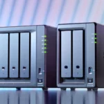 Thiết bị lưu trữ mạng NAS Synology DiskStation, biểu tượng cho việc tăng giá sản phẩm công nghệ do thuế quan ảnh hưởng.