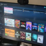 Thư viện game Steam khổng lồ với hàng trăm tựa game miễn phí đã tải về, tạo ra một danh sách dài game chưa chơi (backlog).