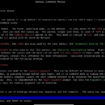 Trang hướng dẫn (man page) của Zsh hiển thị thông tin về các lệnh chỉnh sửa dòng, minh họa sự hỗ trợ rộng rãi của các shell hiện đại cho thao tác chỉnh sửa lệnh hiệu quả trên Linux.