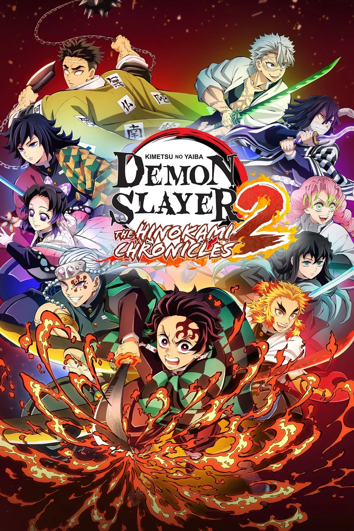Tựa game hành động đối kháng Demon Slayer Kimetsu no Yaiba The Hinokami Chronicles 2 với hình ảnh các nhân vật chính